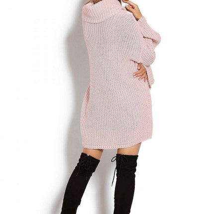 Chunky Knit Turtleneck Sweater with Bell Sleeves - Très Elite