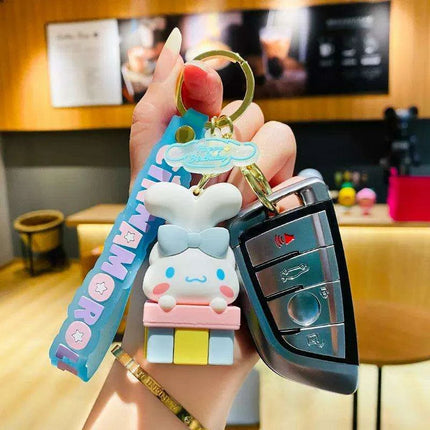 Cinnamoroll Character Keychain - Whimsical Bag and Key Charm for a Playful Touch - Très Elite