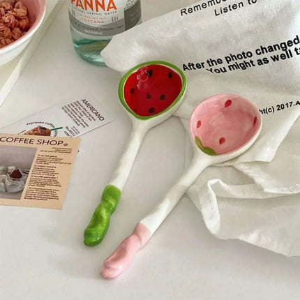 Citrus Charm Breakfast Bowl and Spoon Set - Elevate Your Morning Ritual - Très Elite