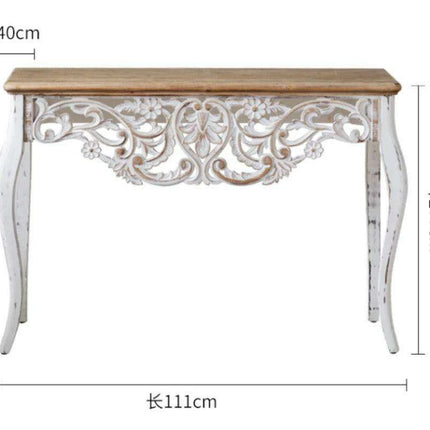 Classic American Solid Wood Entryway Table - Timeless Elegance for Your Home- Très Elite- Très Elite