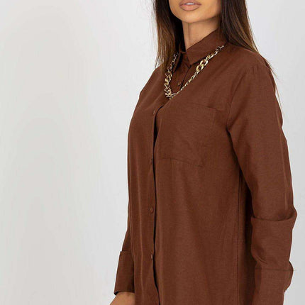 Classic Cotton-Poly Long Sleeve Button-Up Shirt - Très Elite