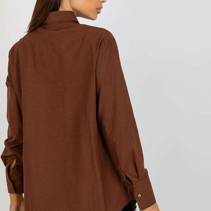 Classic Cotton-Poly Long Sleeve Button-Up Shirt - Très Elite