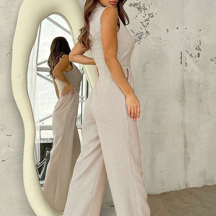 Classic Polyester-Viscose Bicotone Suit with Custom Size Options - Très Elite