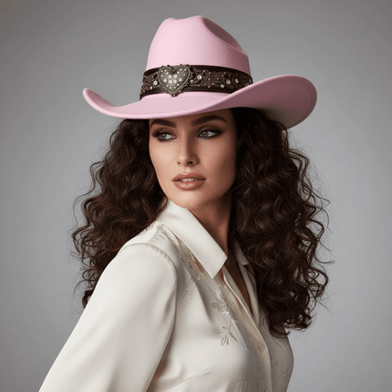 Classic Waterproof Cowboy Hat with Unique Cowhead Detail - Trendy Straw Sun Protection Accessory - Très Elite