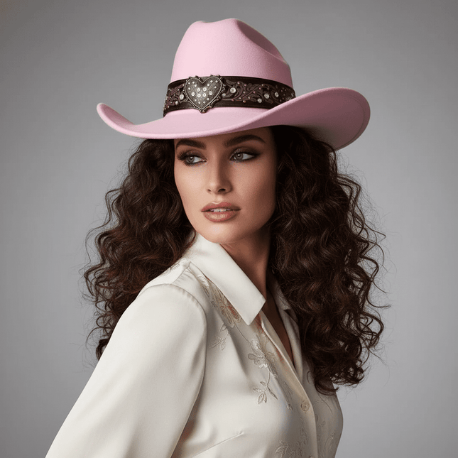 Classic Waterproof Cowboy Hat with Unique Cowhead Detail - Trendy Straw Sun Protection Accessory