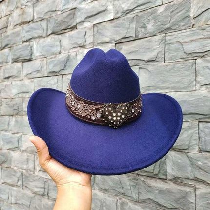 Classic Waterproof Cowboy Hat with Unique Cowhead Detail - Trendy Straw Sun Protection Accessory - Très Elite