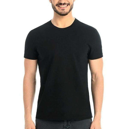 Classic White Cotton Tee for Men with Subtle Logo Detail - Très Elite