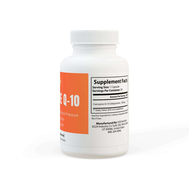 CoQ10 (Ubiquinone) Supplement (30 Capsules)