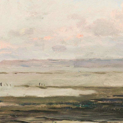 Coastal Calm Art Print - Tranquil Beachscape Canvas - Très Elite