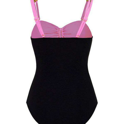 Coastal Chic Cut-Out Swimwear and Sarong Ensemble - Très Elite