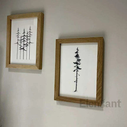 Coastal Serenity: Hemlock & Pine Forest Canvas Art Collection - Très Elite