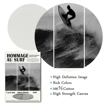 Coastal Vibes: Modern Surfing Art Print for Chic Beach House Decor - Très Elite