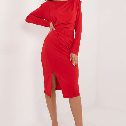 Cocktail Dress 202535 Violet Midi Pencil Silhouette - Très Elite