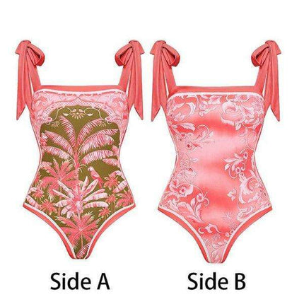 Coconut Bliss Tropical Elegance Swim & Skirt Ensemble - Très Elite