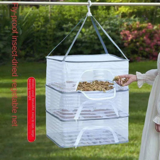 Collapsible Mesh Drying Net for Garments, Produce, and Beyond