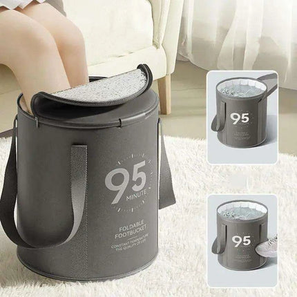 Collapsible Waterproof Foot Spa Bag - Portable Soak Basin for Ultimate Relaxation - Très Elite