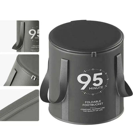 Collapsible Waterproof Foot Spa Bag - Portable Soak Basin for Ultimate Relaxation - Très Elite