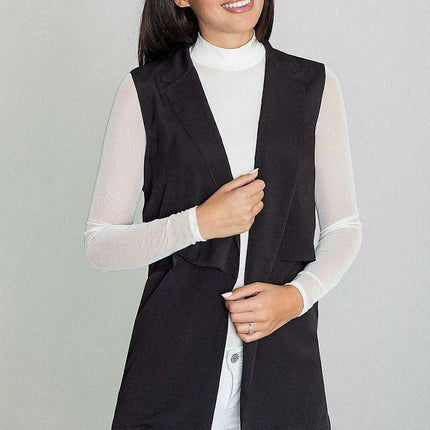 Collared Lightweight Long Vest: Your Essential Layering Piece - Très Elite
