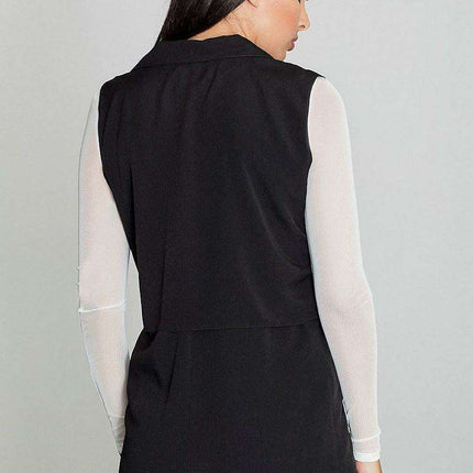 Collared Lightweight Long Vest: Your Essential Layering Piece - Très Elite