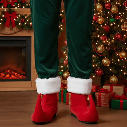 Color Monster Christmas Bell Red Shoes - Très Elite