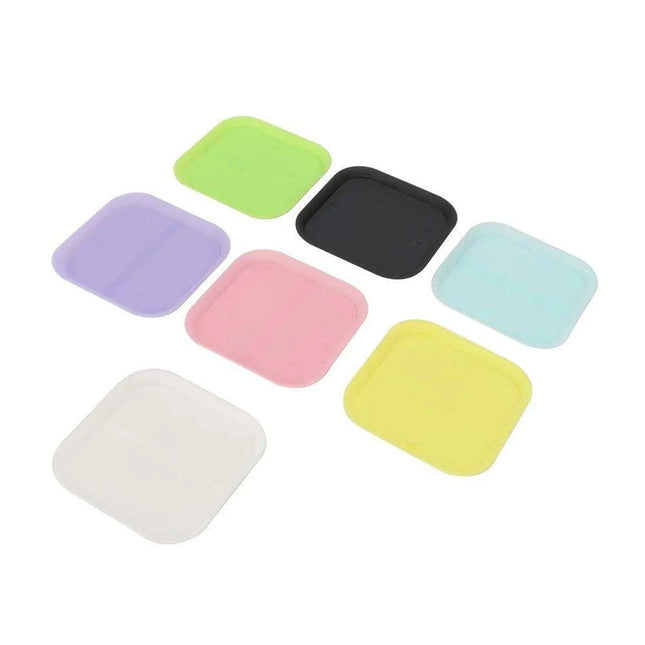 Colorful 5-Piece Resin Plant Tray Collection for Chic Indoor and Outdoor Gardening