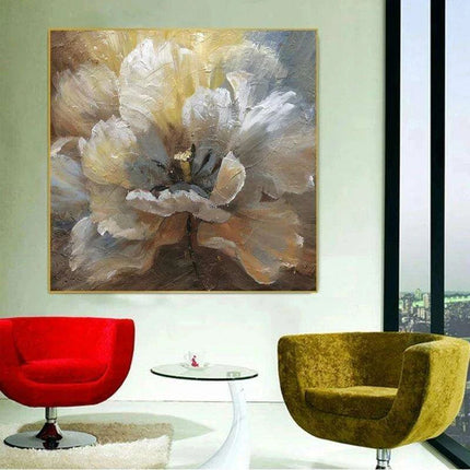 Colorful Floral Abstract Canvas Print: Enhance Your Space with Artistic Flair - Très Elite