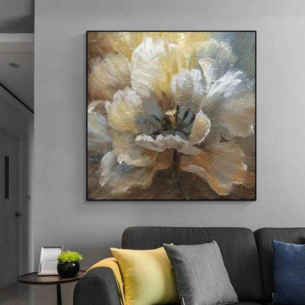 Colorful Floral Abstract Canvas Print: Enhance Your Space with Artistic Flair - Très Elite