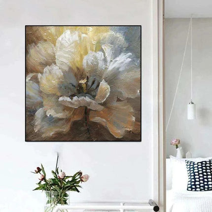 Colorful Floral Abstract Canvas Print: Enhance Your Space with Artistic Flair - Très Elite