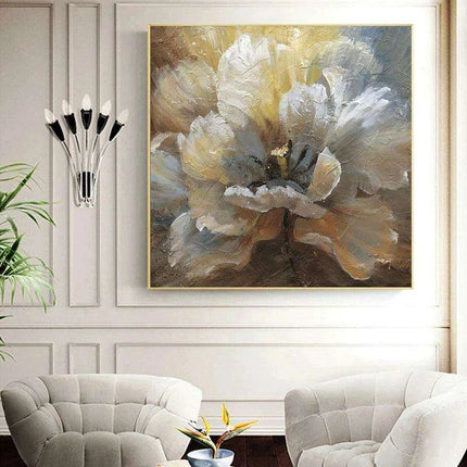 Colorful Floral Abstract Canvas Print: Enhance Your Space with Artistic Flair - Très Elite