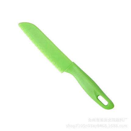 Colorful Kids' Safe Fruit Cutting Knife Set for Young Culinary Explorers - Très Elite