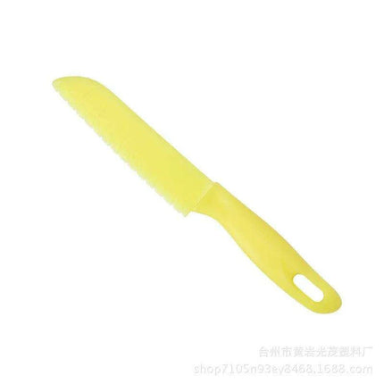 Colorful Kids' Safe Fruit Cutting Knife Set for Young Culinary Explorers - Très Elite