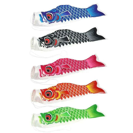 Colorful Koinobori Mini Windsock - Japanese Carp Streamer for Outdoor Festivities and Children's Day Celebrations - Très Elite