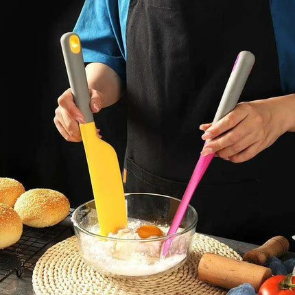 Colorful Silicone Baking Scraper Set - Your Essential Companion for Perfect Pastries - Très Elite