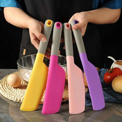Colorful Silicone Baking Scraper Set - Your Essential Companion for Perfect Pastries - Très Elite
