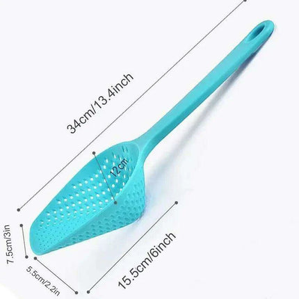 Colorful Slotted Skimmer Spoon - Essential Kitchen Tool for Every Chef - Très Elite