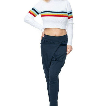 Colorful Striped Turtleneck Jumper - Très Elite