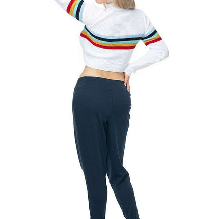 Colorful Striped Turtleneck Jumper - Très Elite