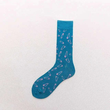Colorful Tongue Graphic Skateboard Socks for Women - Stylish Fun Addition - Très Elite