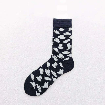 Colorful Tongue Graphic Skateboard Socks for Women - Stylish Fun Addition - Très Elite