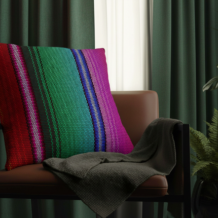 Colorful Water-Resistant Floral Outdoor Cushion Set with Hidden Zipper - Très Elite