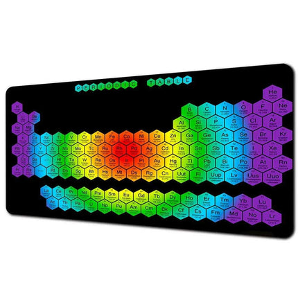 Colossal Gaming Mouse Pad with Vibrant Periodic Table Artwork - Exceptional Precision and Enduring Durability- Très Elite- Très Elite