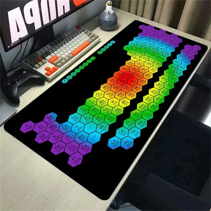 Colossal Gaming Mouse Pad with Vibrant Periodic Table Artwork - Exceptional Precision and Enduring Durability - Très Elite