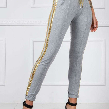 Comfortable Striped Lounge Pants with Handy Pockets - Très Elite