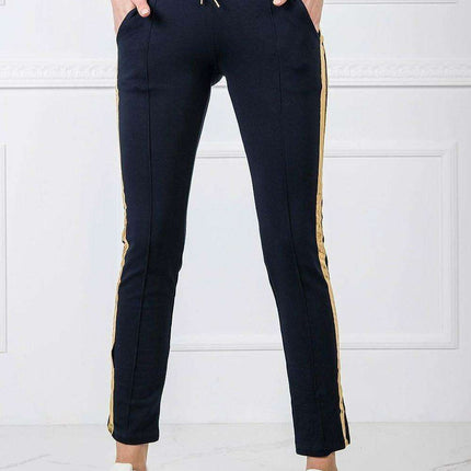 Comfortable Striped Lounge Pants with Handy Pockets - Très Elite