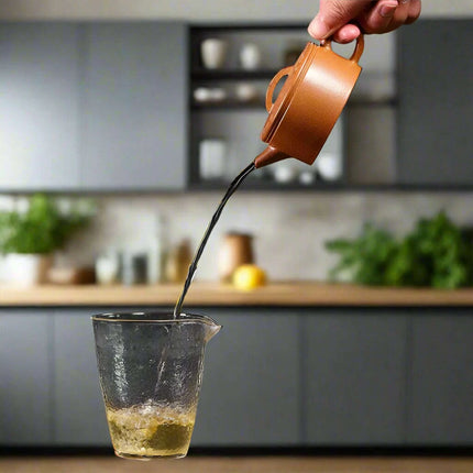 Compact 120ml Artisan Purple Clay Teapot Set for On-the-Go Tea Enthusiasts- Très Elite- Très Elite