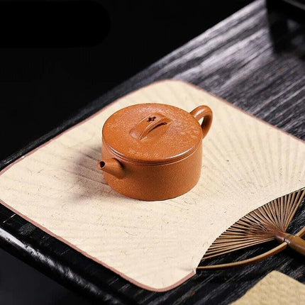 Compact 120ml Artisan Purple Clay Teapot Set for On-the-Go Tea Enthusiasts- Très Elite- Très Elite