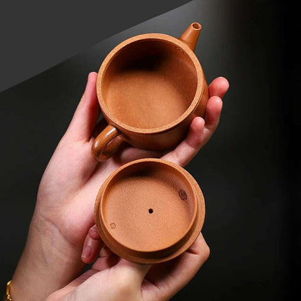 Compact 120ml Artisan Purple Clay Teapot Set for On-the-Go Tea Enthusiasts- Très Elite- Très Elite