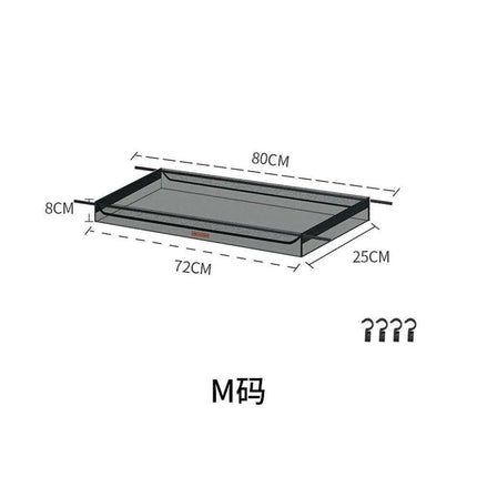 Compact Folding Aluminum Camping Cooking Rack and Organizer for Outdoor Fun..