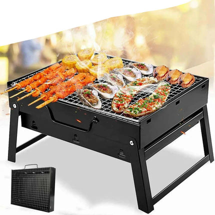 Compact Travel BBQ Grill for Outdoor Cooking Adventures - Très Elite