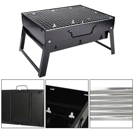 Compact Travel BBQ Grill for Outdoor Cooking Adventures - Très Elite